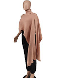 Irregular Sleeveless Turtleneck Knitted Sweaters ZAND-31261
