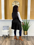 Solid Color Sleeveless knit Sweater Vest Cardigan TR-1234