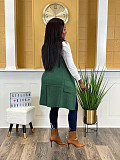 Solid Color Sleeveless knit Sweater Vest Cardigan TR-1234