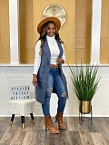 Solid Color Sleeveless knit Sweater Vest Cardigan TR-1234