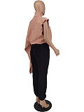 Irregular Sleeveless Turtleneck Knitted Sweaters ZAND-31261