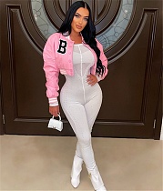 Winter Casual Outerwear Long Sleeve Bomber Jacket WSY-5960