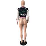 Streetwear Baseball Uniform Winter Bomber Jackets YNS-1866