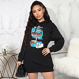 Letter Print Harajuku Casual Hooded Sweatshirt JLY-19481