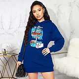 Letter Print Harajuku Casual Hooded Sweatshirt JLY-19481