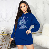 Letter Printing Long Sleeves Casual Sweatshirt Hoodies JLY-19480