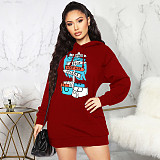 Letter Print Harajuku Casual Hooded Sweatshirt JLY-19481