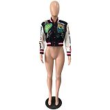 Streetwear Baseball Uniform Winter Bomber Jackets YNS-1866