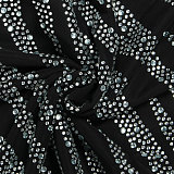 Hot Drill Perspective Mesh Sling Bodycon Party Dress NY-2606