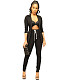 Office Lady Solid Color Long Sleeve Blazer Jackets XMY-9396