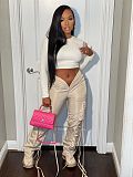 Y2K Street Hipster Low Waist Pockets Cargo Pants DY-6911