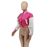 Fall Clothes Casual Patchwork Varsity Baseball Jacket WSY-5958