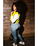 Fall Clothes Casual Patchwork Varsity Baseball Jacket WSY-5958
