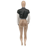Fall Clothes Casual Patchwork Varsity Baseball Jacket WSY-5958