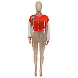 Fall Clothes Casual Patchwork Varsity Baseball Jacket WSY-5958