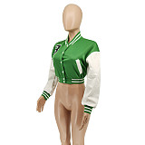 Fall Clothes Casual Patchwork Varsity Baseball Jacket WSY-5958