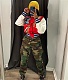 Casual Print Camouflage Parachute Cargo Pants TB-5620