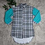 Winter Plaid Plush Patchwork Single-breasted Shirts CY-7146