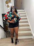 Three dimensional Flower Retro All Match Loose Coat ZS-0562