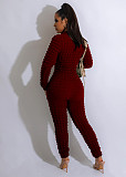 Winter Long Sleeve Zipper Skinny One Piece Jumpsuit WSM-5338