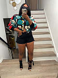 Three dimensional Flower Retro All Match Loose Coat ZS-0562