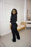 Turtleneck Knitted Sweater Tassel Side Pants Suit CM-8646