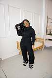 Turtleneck Knitted Sweater Tassel Side Pants Suit CM-8646