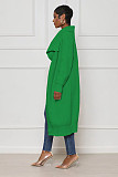 Loose Sweater Extra Long Warm Knit Cardigan TR-1241