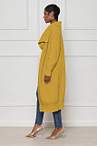 Loose Sweater Extra Long Warm Knit Cardigan TR-1241