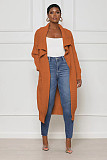 Loose Sweater Extra Long Warm Knit Cardigan TR-1241