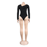 Sexy Long Sleeve Knitted Sweater Skinny Bodysuits FSX-370