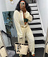 Loose Single Breasted Shirt Straight Pants 2 Piece Sets XING-195