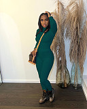 Solid Ribbed Bodycon Basic T Shirt Legging Pants Sets ANDI-1419