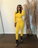 Solid Ribbed Bodycon Basic T Shirt Legging Pants Sets ANDI-1419