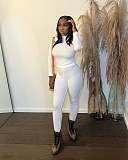 Solid Ribbed Bodycon Basic T Shirt Legging Pants Sets ANDI-1419