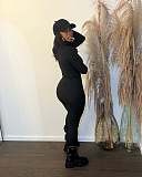 Solid Ribbed Bodycon Basic T Shirt Legging Pants Sets ANDI-1419