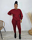 Winter Solid Harajuku Sweatshirt and Pants Jogger Suit BER-7025