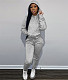 Fitness Hooded Sweatshirt Jogging Pants Matching Set DN-8999