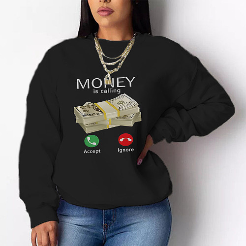 Winter All Match Loose Casual Sweatshirt Tops DN-8889M4