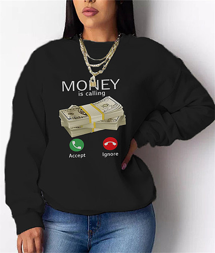 Winter All Match Loose Casual Sweatshirt Tops DN-8889M4