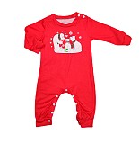 Christmas Print Two Piece Parent-Child Pajamas Suit ZY-22-088