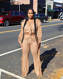 Knitted Tassel Sweaters and Straight Pants Outfits CM-8647