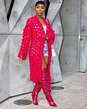 Hand Crochet Hollow Out Open Stitch Knitted Cardigan CM-8648