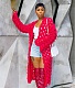 Hand Crochet Hollow Out Open Stitch Knitted Cardigan CM-8648