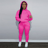 Casual Solid Color Hoodies+Pants 2 Piece Sets DN-8999S10