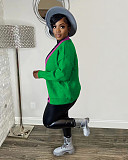 Color Matching Single-breasted Knit Sweater Cardigan TR-1242