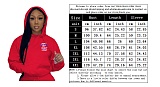 Casual Letter Print Pullover Hoodies Sweatshirts DN-8888H2