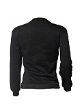 Letter Printed Loose Pullovers Casual Sweatshirts DN-8889P8