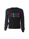 PINK Letter Loose Casual Long Sleeve Sweatshirt DN-8889P11