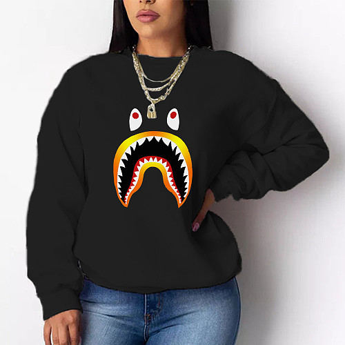 Loose Harajuku Long Sleeve Pullover Sweatshirts DN-8889S6
